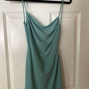 Elegant Teal Dress